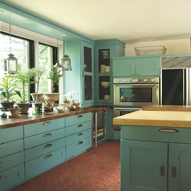 Bold Colors For Your Kitchen Cabinets, Countertops, And Walls